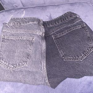Women’s PacSun Half Black Half Gray Jeans Size 24